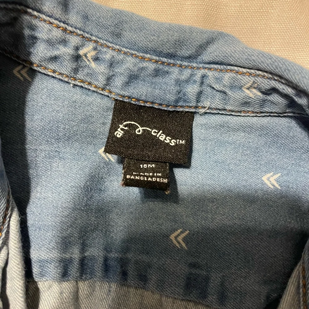 Art Class 18M button up denim shirt - Picture 3 of 4